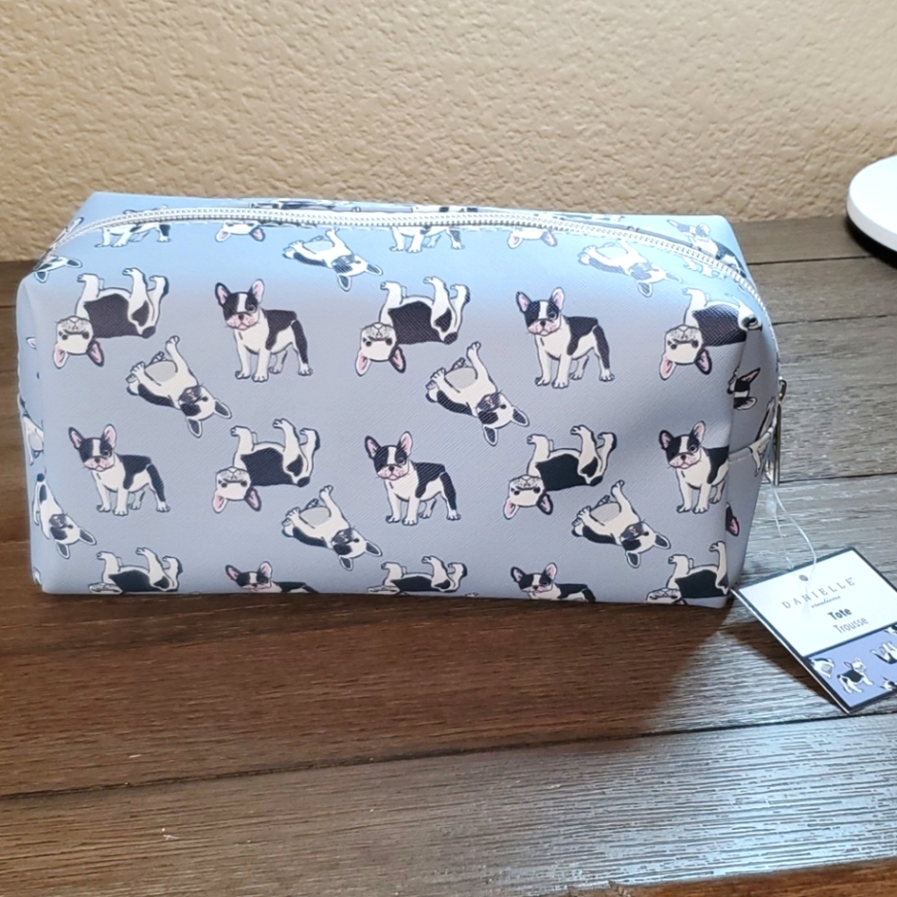 Danielle Creations Frenchie Design Cosmetic Bag